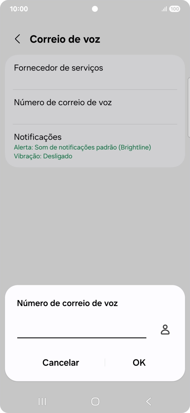 Introduza 123 e prima OK.