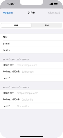 Válaszd a POP lehetőséget.