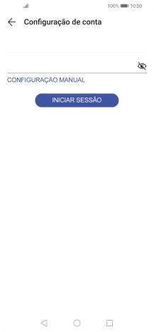 Prima INICIAR SESSÃO.