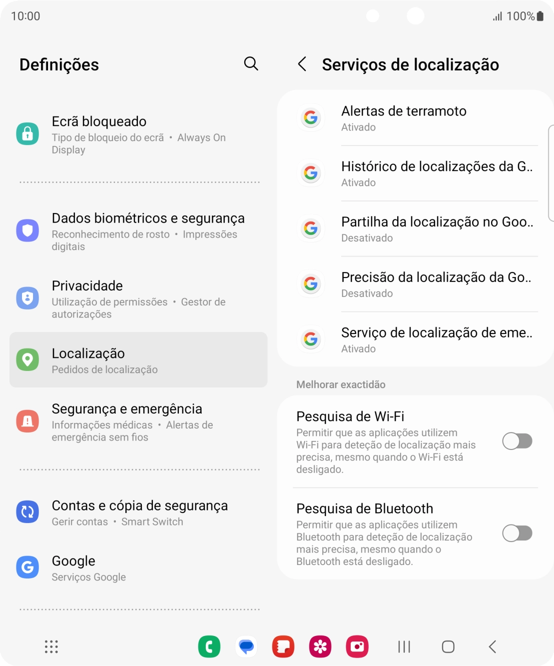 Prima Precisão da localização da Go...