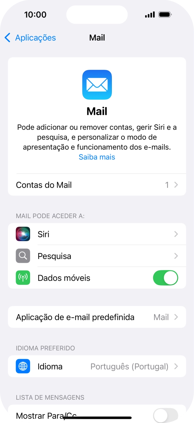 Prima Contas do Mail.