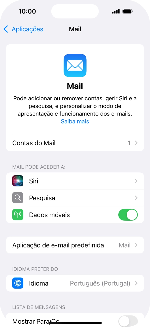 Prima Contas do Mail.