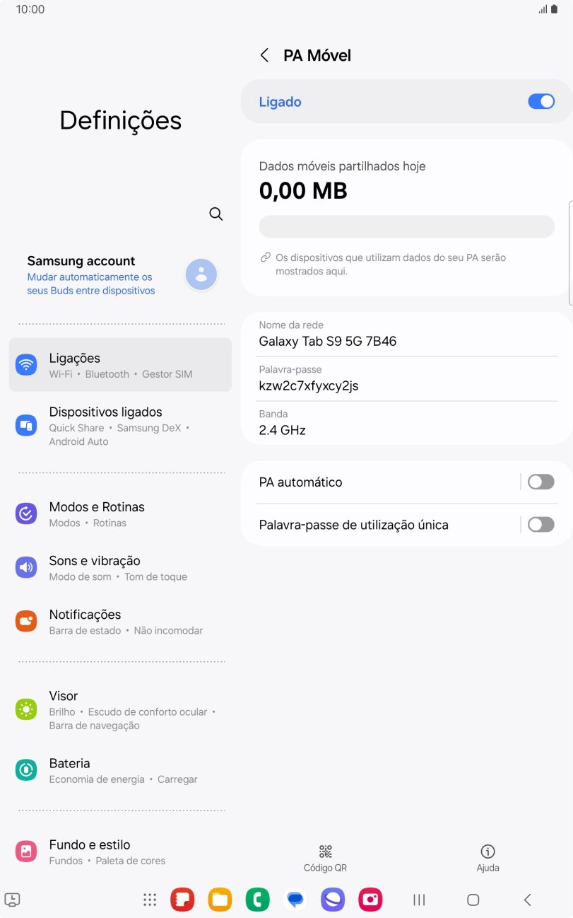 Prima a tecla de início para terminar e voltar ao ecrã inicial.