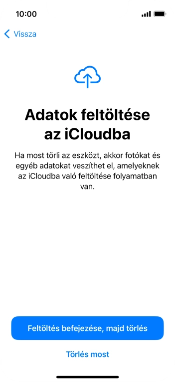 Válaszd ki a kívánt beállítást.