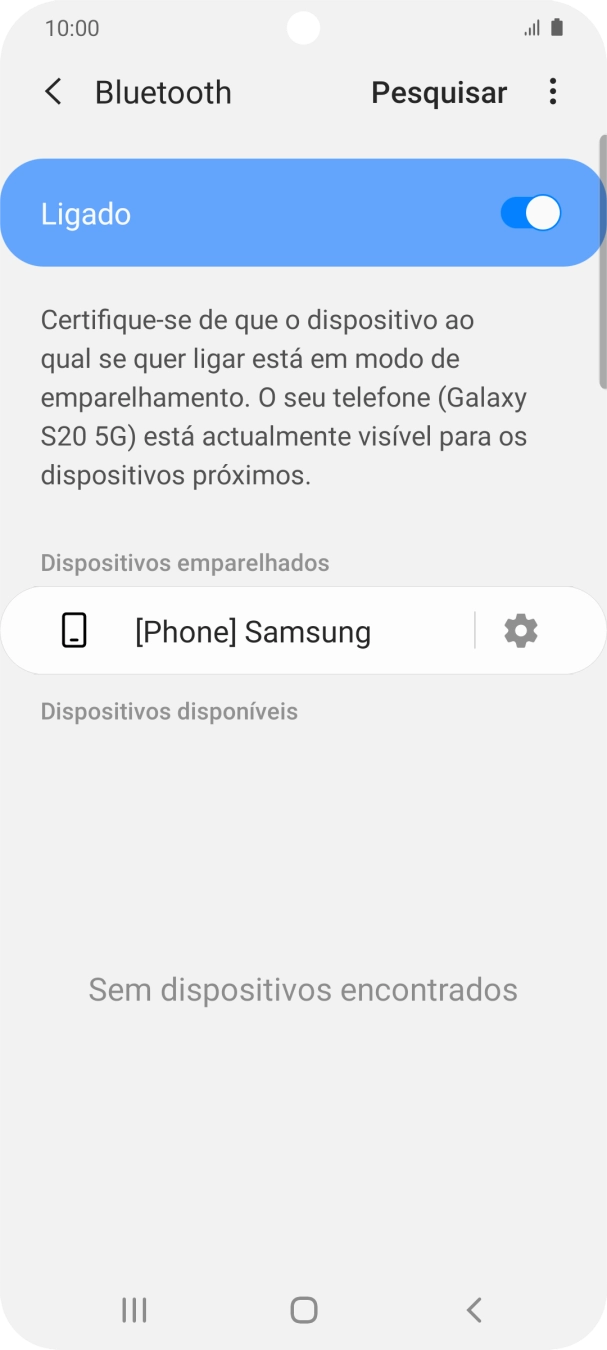 Prima a tecla de início para terminar e voltar ao ecrã inicial.