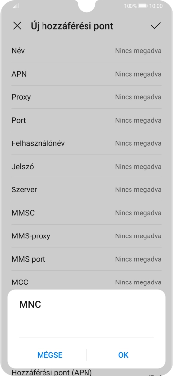 Írd be azt, hogy 70, és válaszd az OK lehetőséget.