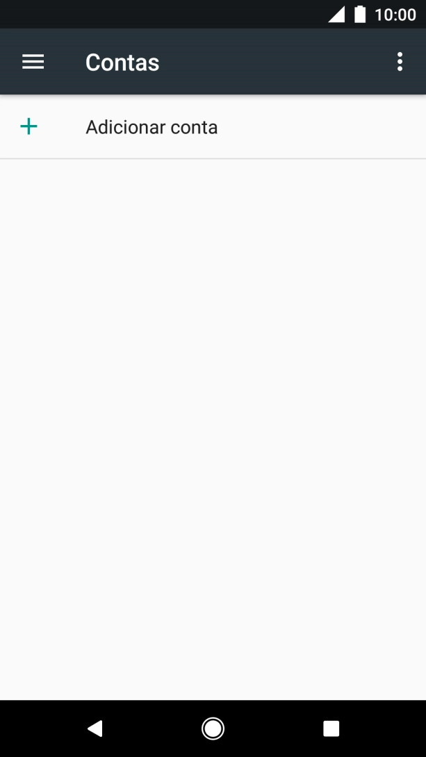 Prima Adicionar conta.