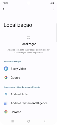 Prima a app pretendida.