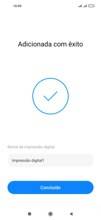 Prima Concluído.