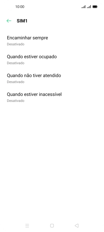Prima o tipo de desvio pretendido