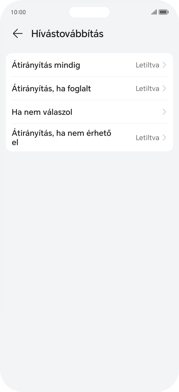 Húzd az ujjad felfelé a kijelző aljáról, hogy visszatérj a kezdőképernyőhöz.