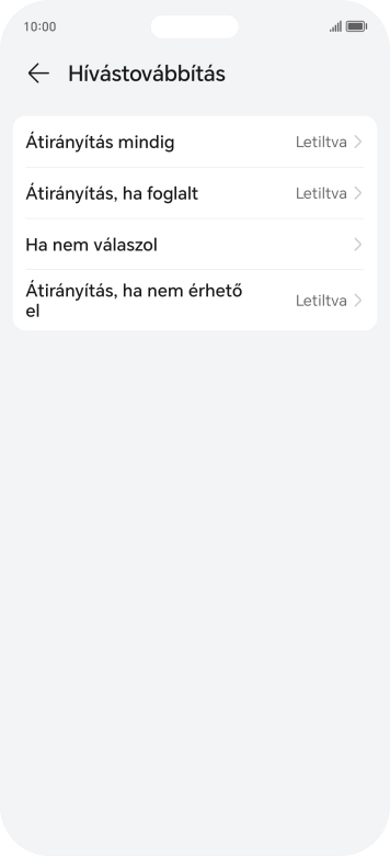 Húzd az ujjad felfelé a kijelző aljáról, hogy visszatérj a kezdőképernyőhöz.