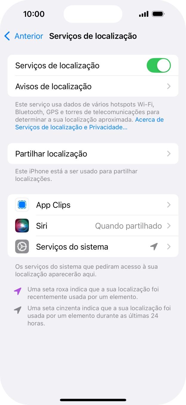 Prima a app pretendida.