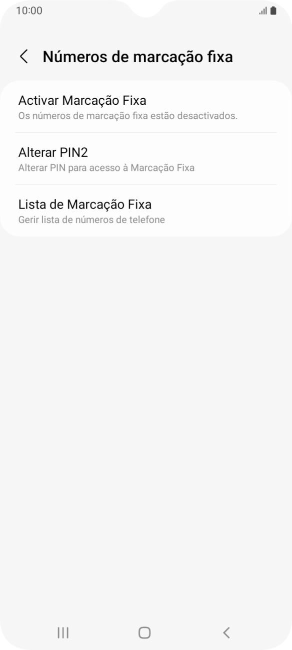 Prima Activar Marcação Fixa.