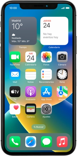 Imagen 1: Vista frontal del Apple iPhone Xs - Black