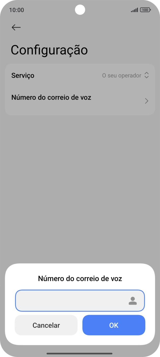 Introduza 123 e prima OK.