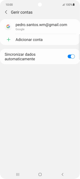 Prima a conta pretendida.