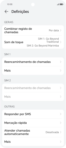 Prima Reencaminhamento de chamadas.