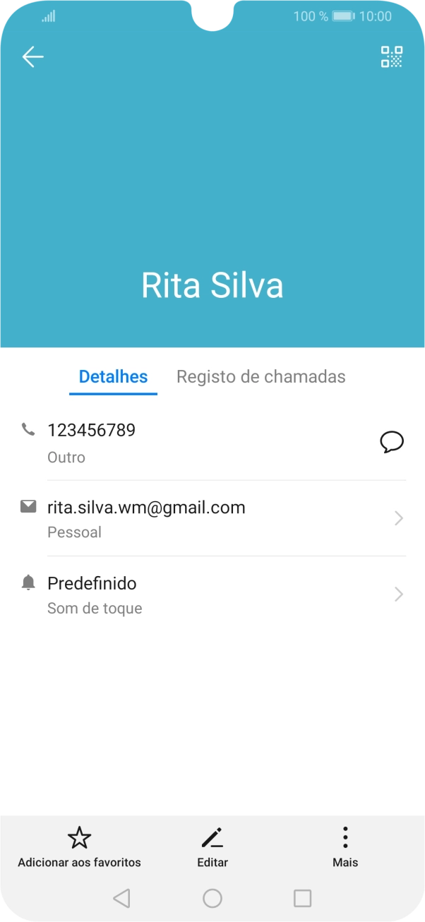 Prima o número pretendido.