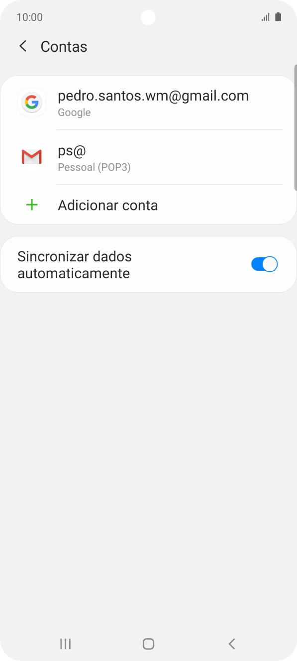 Prima a tecla de início para terminar e voltar ao ecrã inicial.