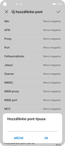 Írd be azt, hogy default, és válaszd az OK lehetőséget.