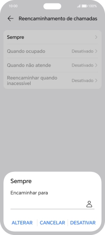 Prima DESATIVAR.