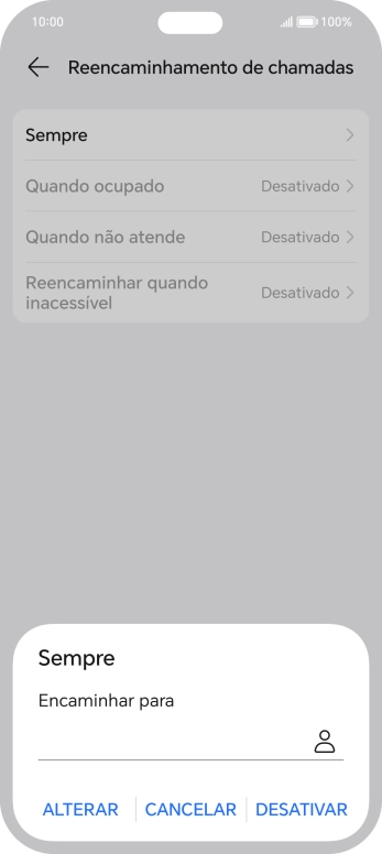 Prima DESATIVAR.
