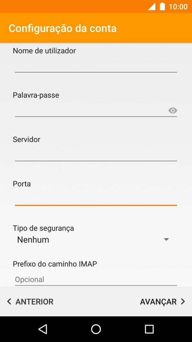 Prima a lista suspensa sob 