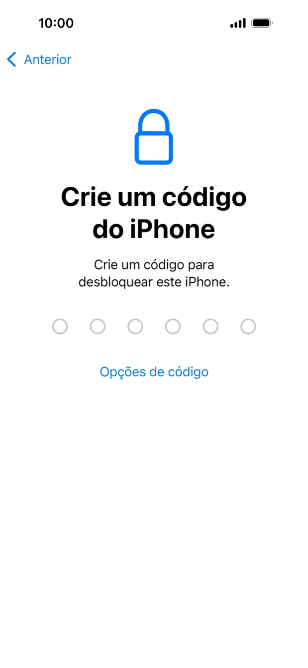 Prima Opções de código.
