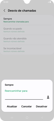 Prima Desativar.