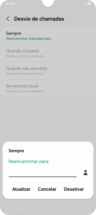 Prima Desativar.