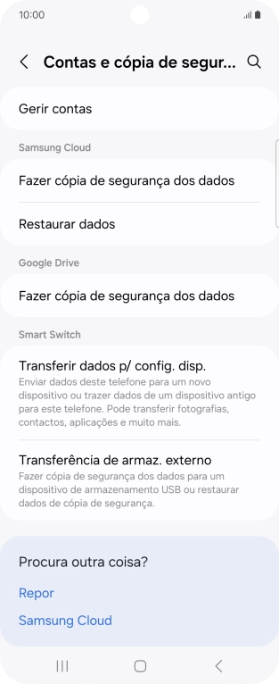 Prima Gerir contas.