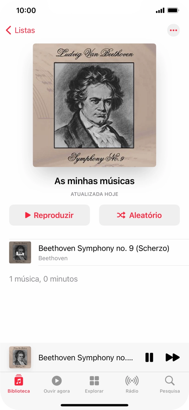 Prima o título da música.