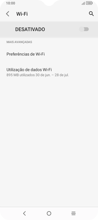 Prima o indicador para ativar a função.