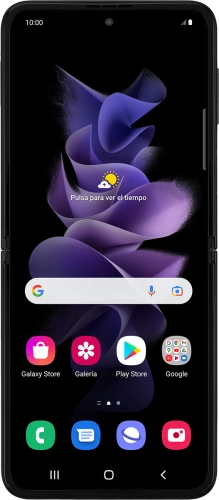 Imagen 1: Vista frontal del Samsung Galaxy Z Flip3 5G - Black