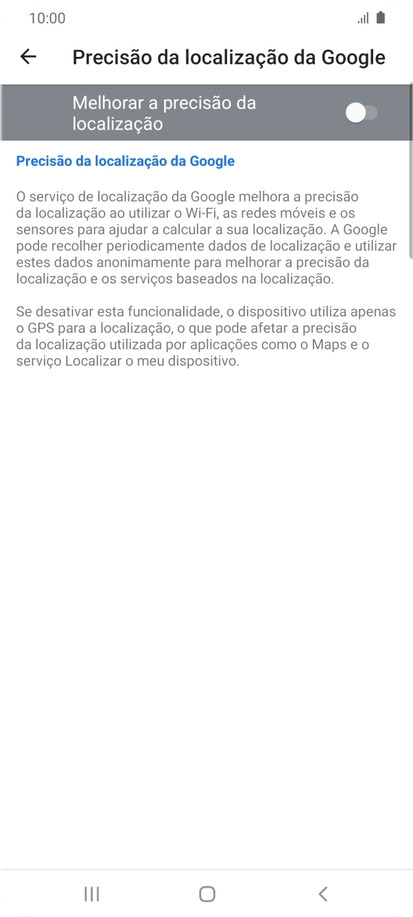 Se premir o indicador junto a 