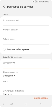 Prima a lista suspensa sob 