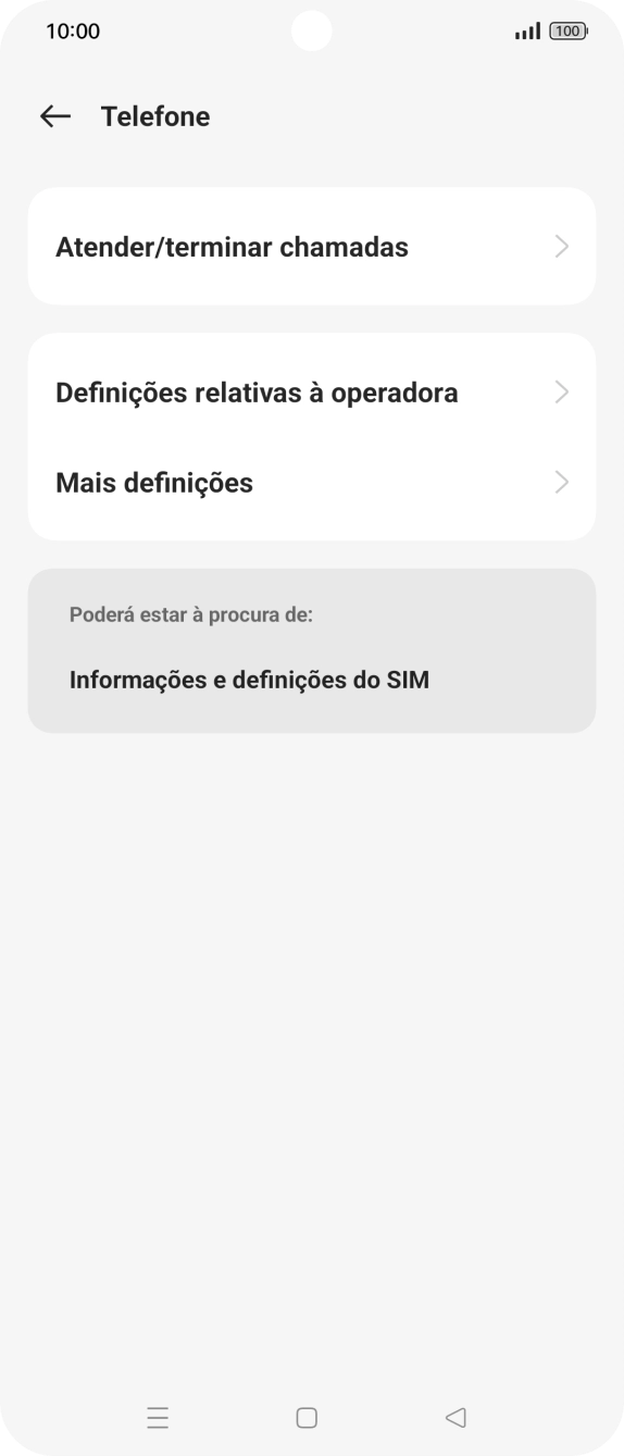 Prima Definições relativas à operadora.