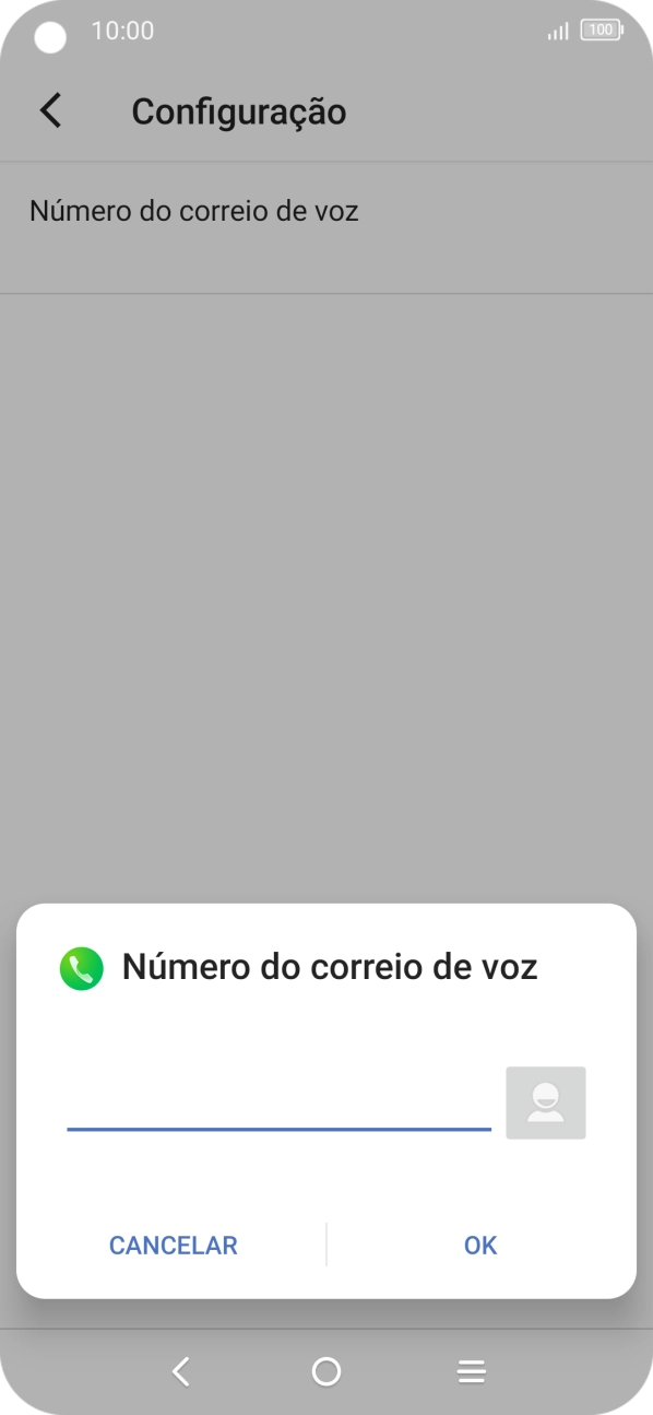 Introduza 123 e prima OK.