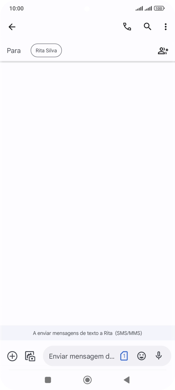 Prima o ícone de cartão SIM.