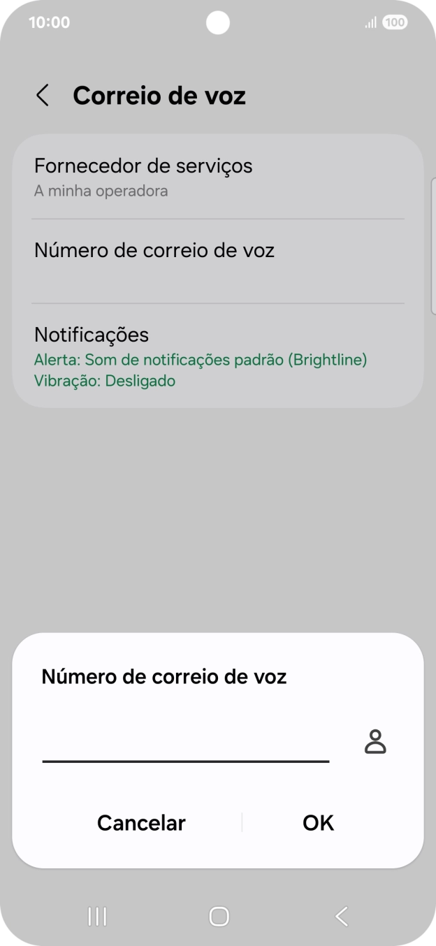 Introduza 123 e prima OK.