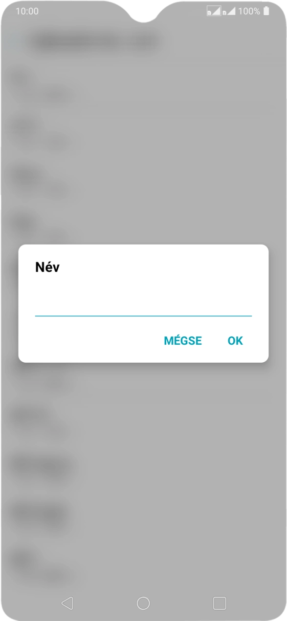 Írd be azt, hogy One MMS, és válaszd az OK lehetőséget.