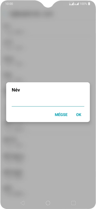 Írd be azt, hogy One MMS, és válaszd az OK lehetőséget.