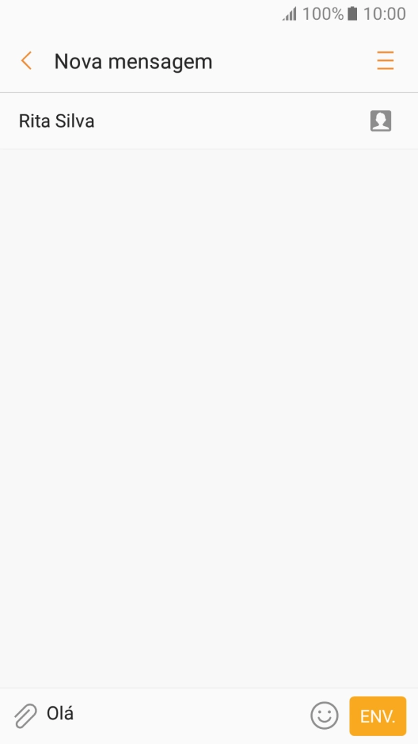 Prima o ícone de anexo.