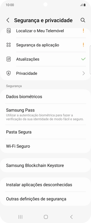 Prima Outras definições de segurança.
