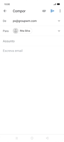 Prima Assunto e introduza o assunto pretendido.