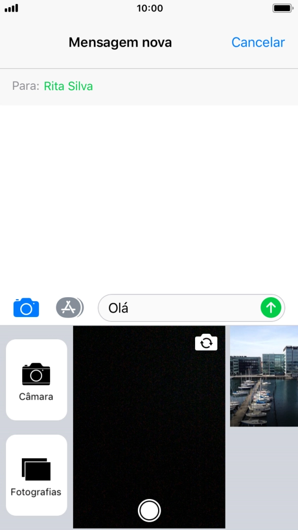 Prima Fotografias e vá até à pasta pretendida.