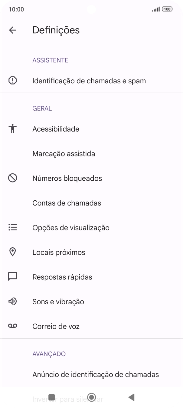 Prima Contas de chamadas.