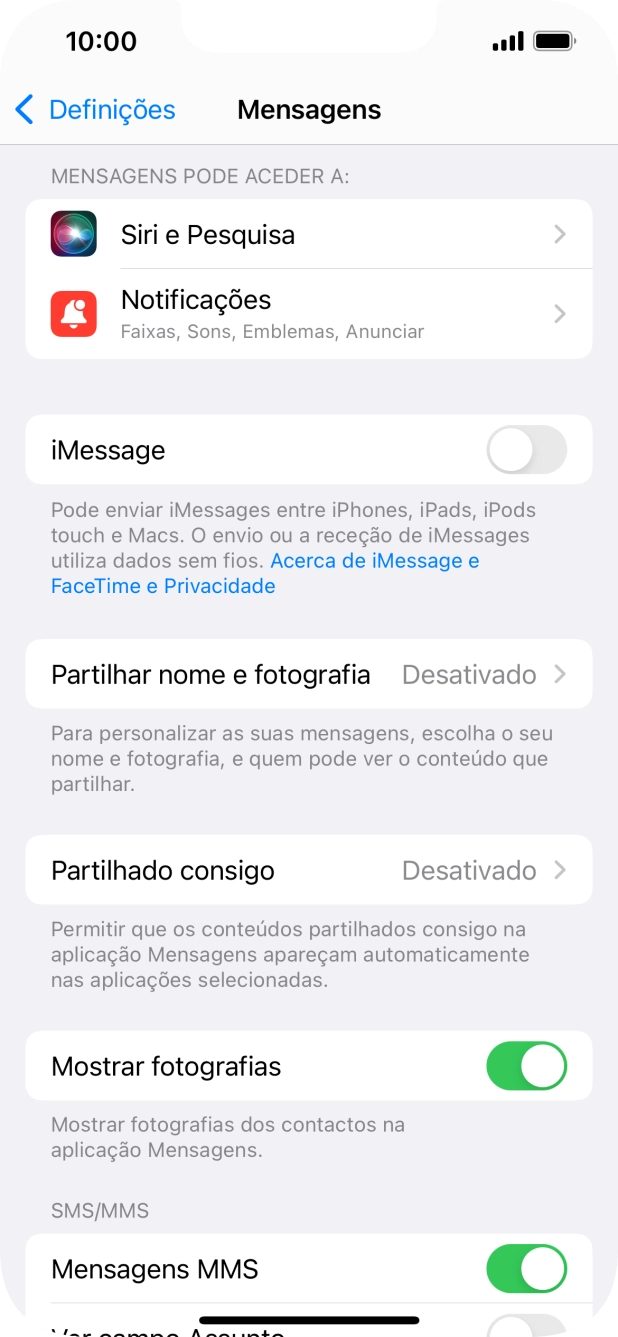 Para voltar ao ecrã inicial, deslize o dedo de baixo para cima a partir da base do ecrã.