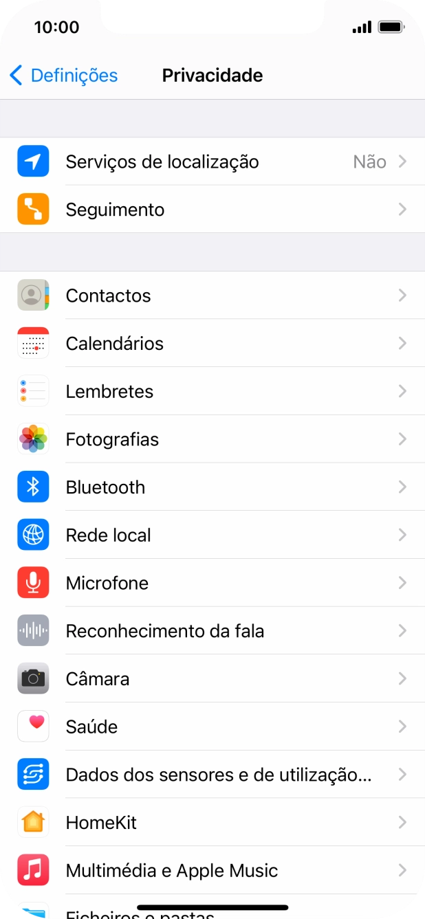 Prima Serviços de localização.